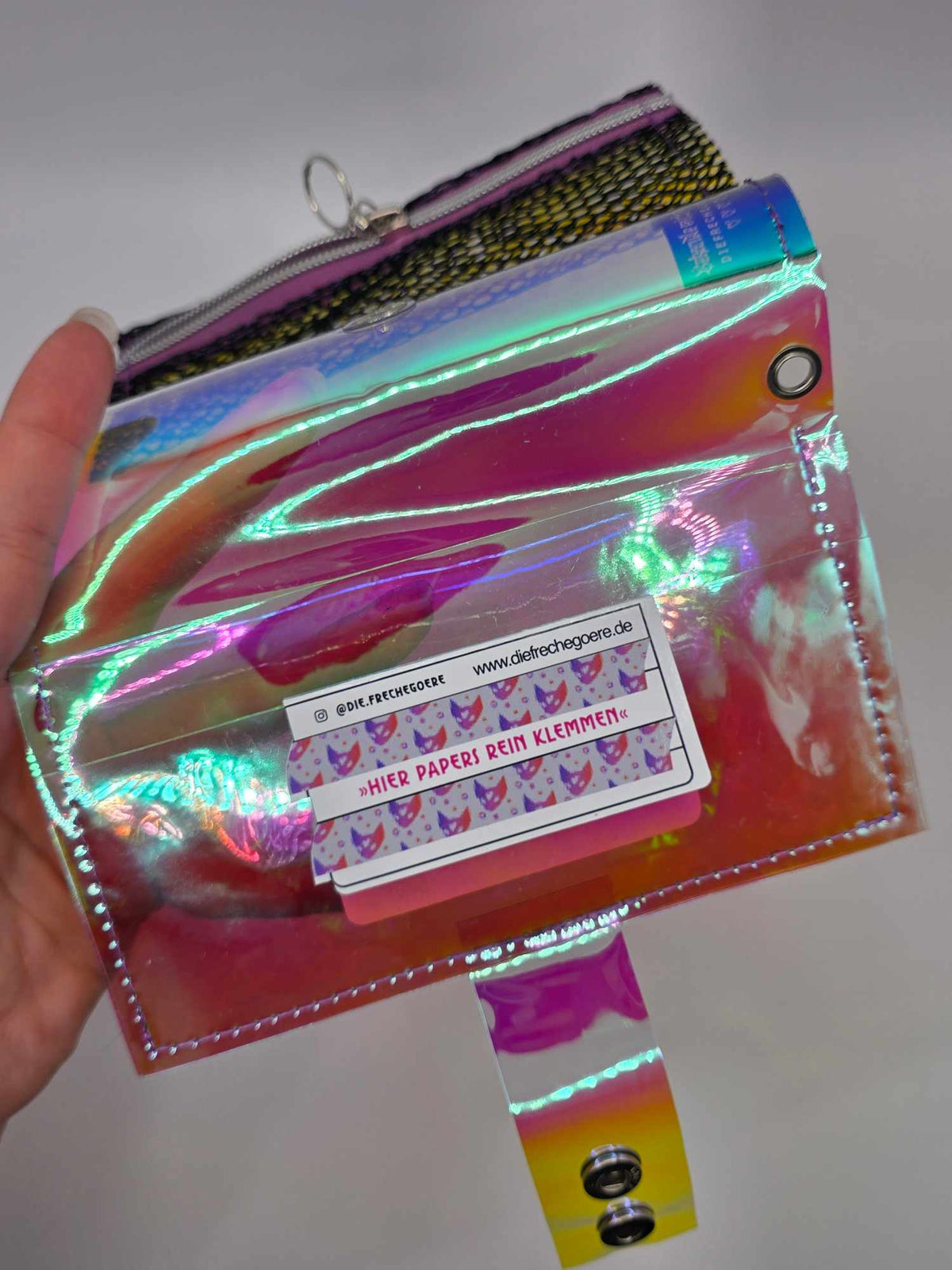Jelly Tabakbeutel, Transparent, rainbow
