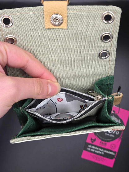 W16.10 wallet - upcycled, cats