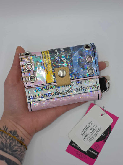 W18.2 wallet - upcycled ✨️holo glas✨️