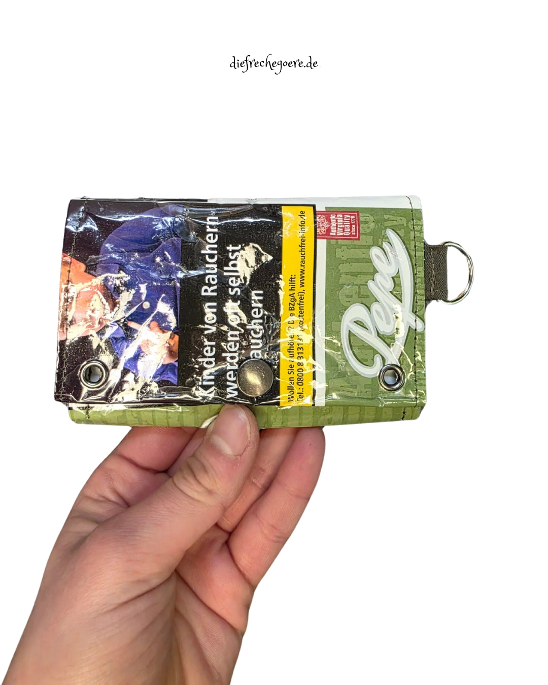 GREEN - petrol/grün - Geldbeutel (Upcycled Trash) Nr. 1