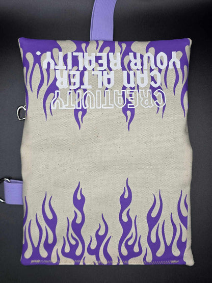 TT13.10 Tabacco pouch, creative flames