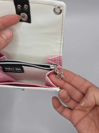 W19.3 wallet - upcycled ✨️holo broken glass✨️