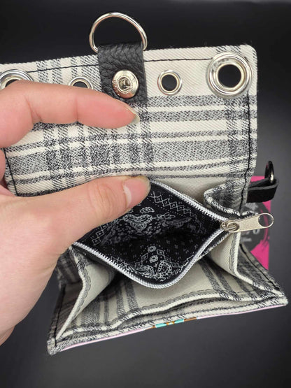 W16.13 wallet - upcycled, black
