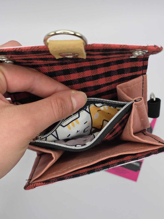 W18.2 wallet - upcycled ✨️holo glas✨️